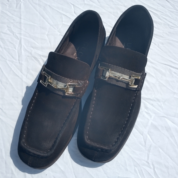 Gucci Brown Suede Bit loafers Men Size 42E 8.5 US main image 6